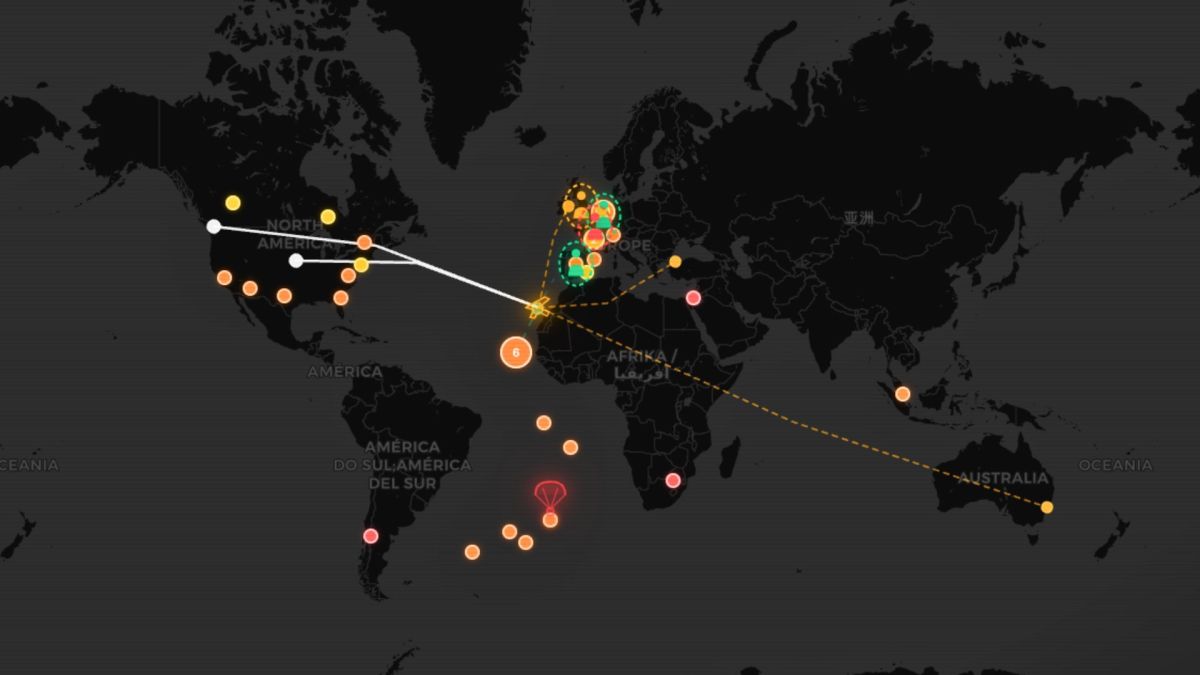 Un site assurant un suivi de l'évolution de l'hantavirus dans le monde. // Source : Capture d'écran Hantavirus Outbreak Tracker Un site assurant un suivi de l'évolution de l'hantavirus dans le monde. // Source : Capture d'écran Hantavirus Outbreak Tracker