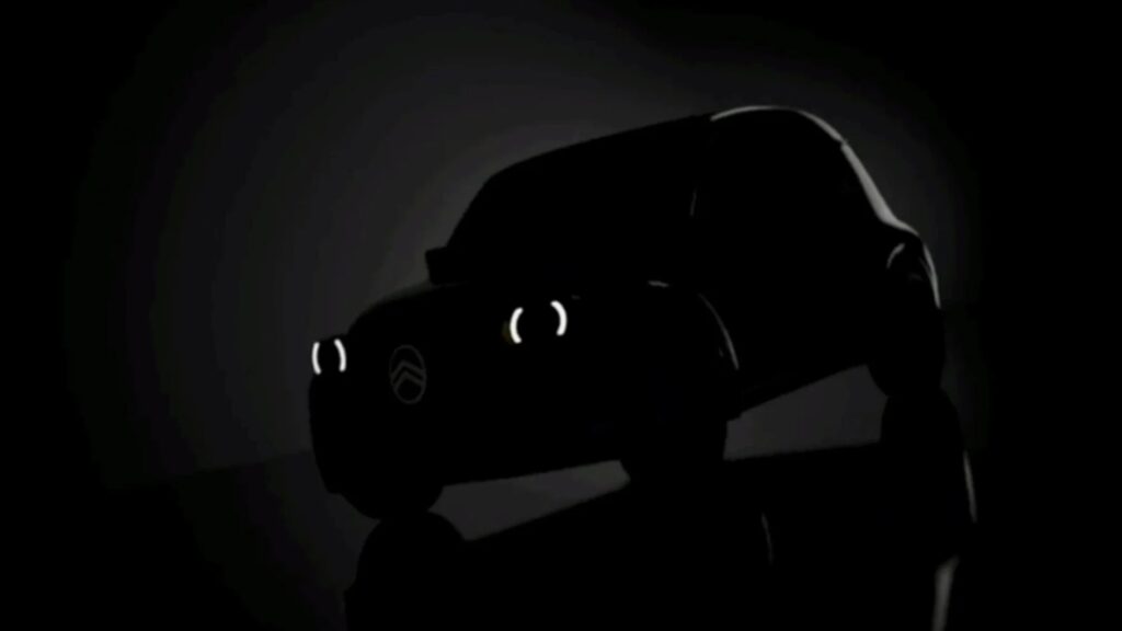 Teasing de la Citroën 2CV // Source : Capture live Stellantis Teasing de la Citroën 2CV // Source : Capture live Stellantis