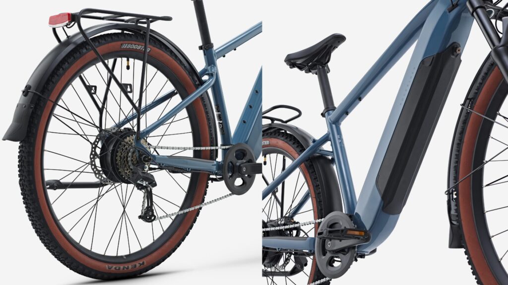 Le VTC Rockrider E-EXPL 100 LTD // Source : Decathlon Le VTC Rockrider E-EXPL 100 LTD // Source : Decathlon