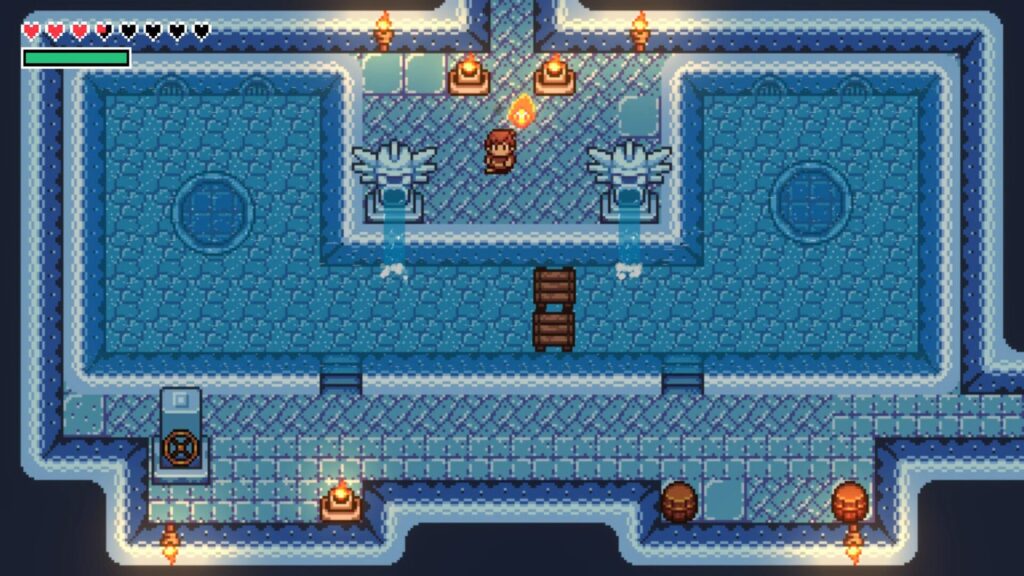 Les temples sont au coeur d'Elemntallis // Source : Capture Switch