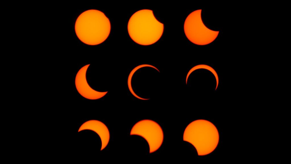 Éclipse solaire. // Source : Canva Éclipse solaire. // Source : Canva