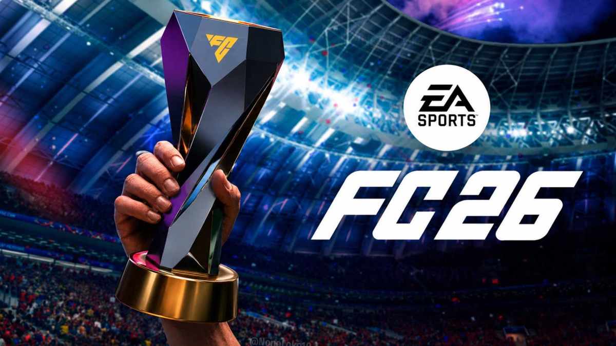 FC 26 et le trophée des world's game // Source : EA Sports FC 26 et le trophée des world's game // Source : EA Sports