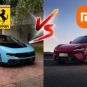 La Ferrari Luce face au Xiaomi YU7 GT. // Source : Montage Robin San Vicente La Ferrari Luce face au Xiaomi YU7 GT. // Source : Montage Robin San Vicente
