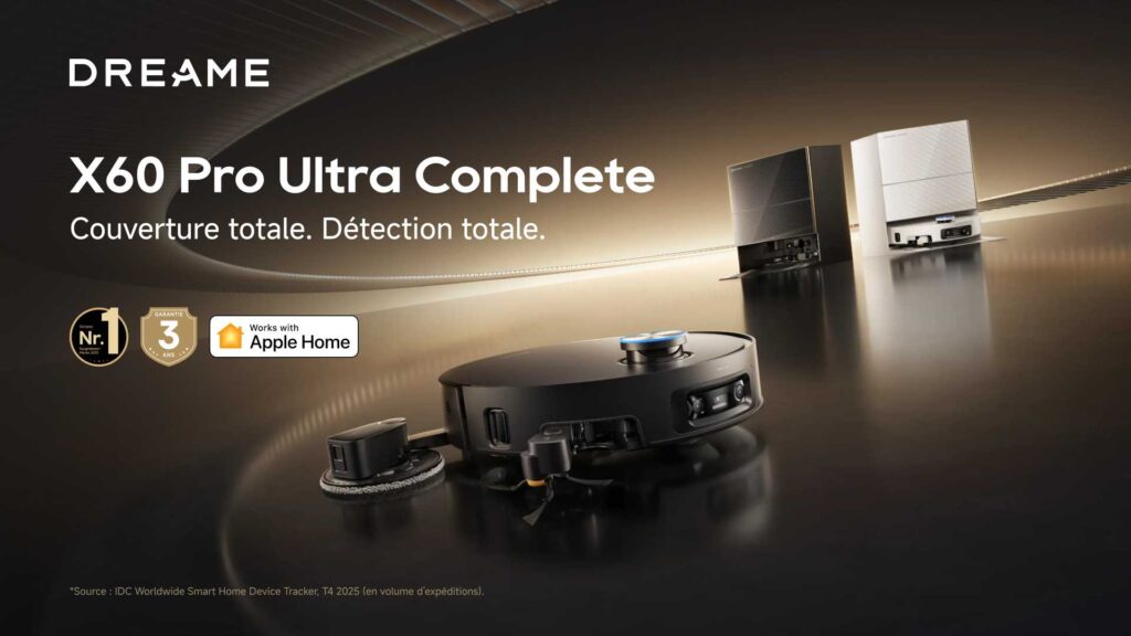Teasing du Dreame X60 Pro Ultra Complete // Source : Dreame