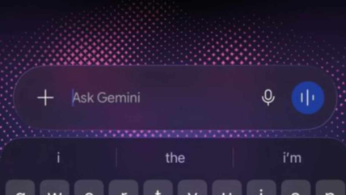 Le nouveau design de Google Gemini sur iOS. // Source : X Le nouveau design de Google Gemini sur iOS. // Source : X