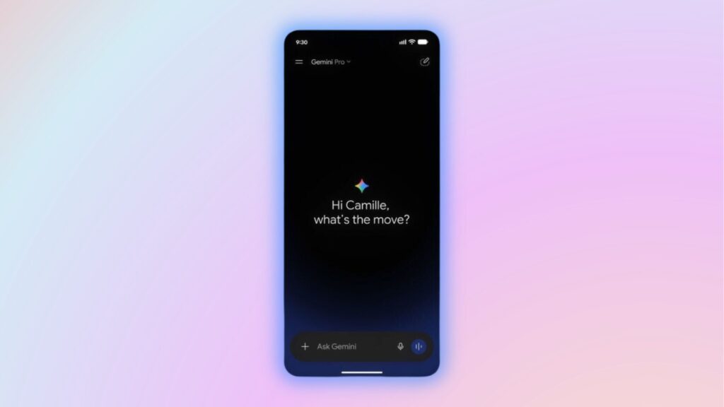 Google Gemini change complètement de design  // Source : Google / Numerama