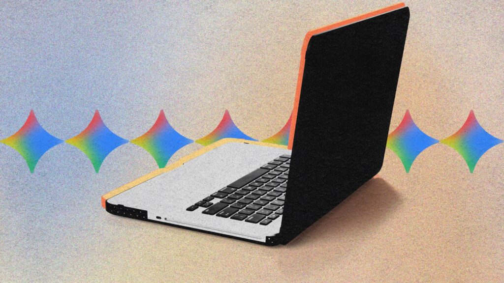 Google Chrome Gemini PC laptop ordinateur Google Chrome Gemini PC laptop ordinateur