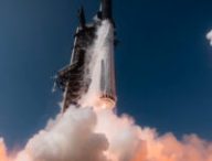 La fusée Starship V3 prend son envol pour la première fois. // Source : SpaceX