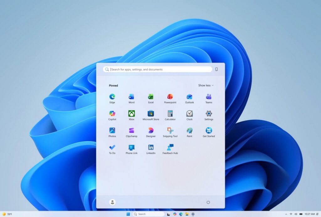 menu démarrer minimaliste menu démarrer minimaliste