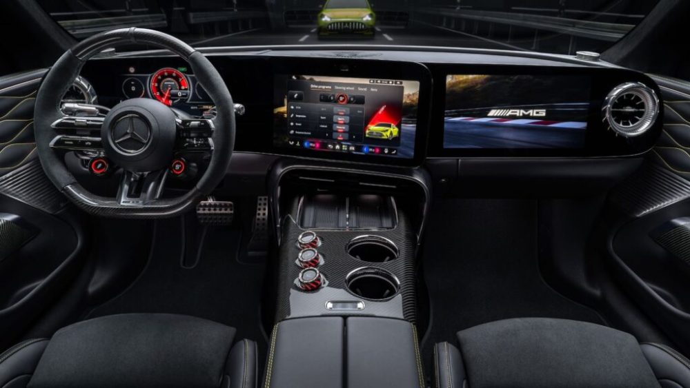 La Mercedes AMG GT Coupé 4 Portes électrique. // Source : Mercedes La Mercedes AMG GT Coupé 4 Portes électrique. // Source : Mercedes