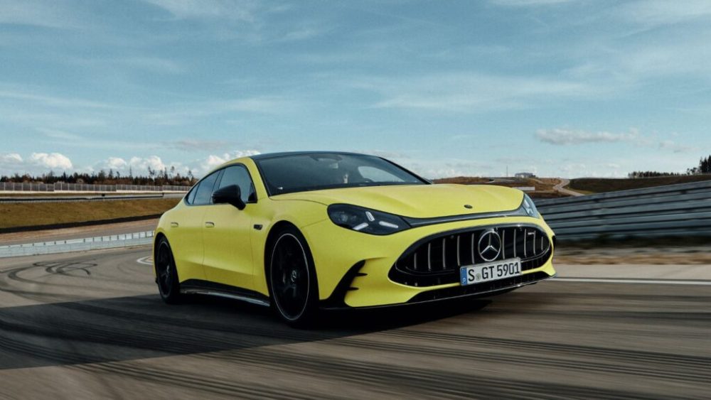 La Mercedes AMG GT Coupé 4 Portes électrique. // Source : Mercedes La Mercedes AMG GT Coupé 4 Portes électrique. // Source : Mercedes