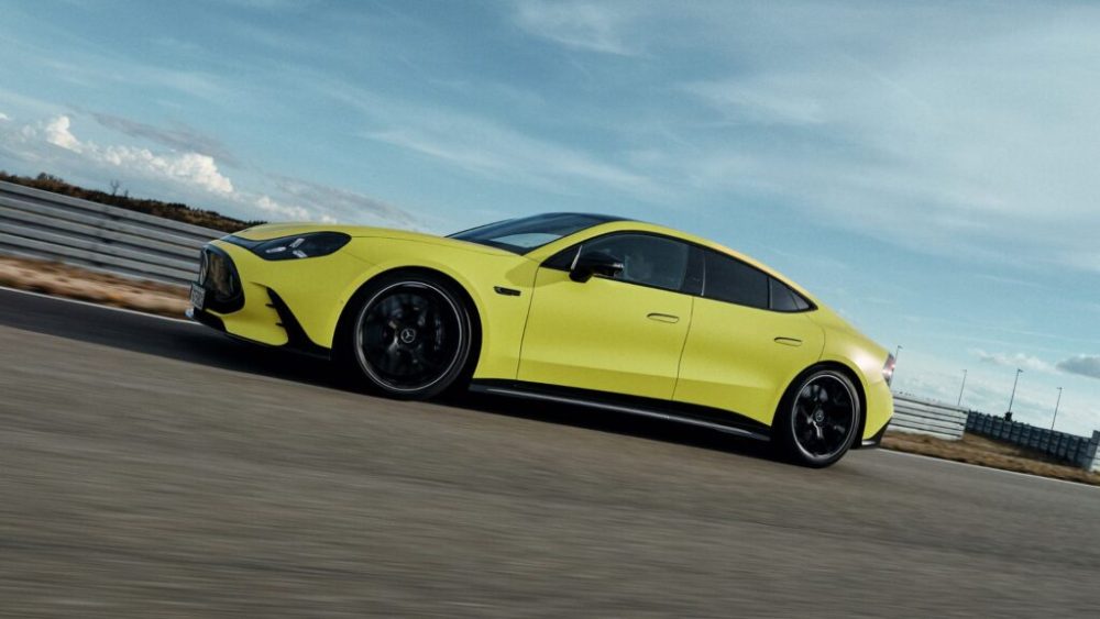 La Mercedes AMG GT Coupé 4 Portes électrique. // Source : Mercedes La Mercedes AMG GT Coupé 4 Portes électrique. // Source : Mercedes