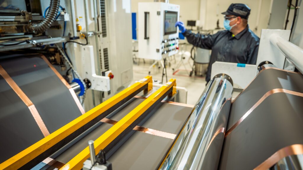 Morrow Batteries : fabrication de la cellules LFP  // Source : Morrow
