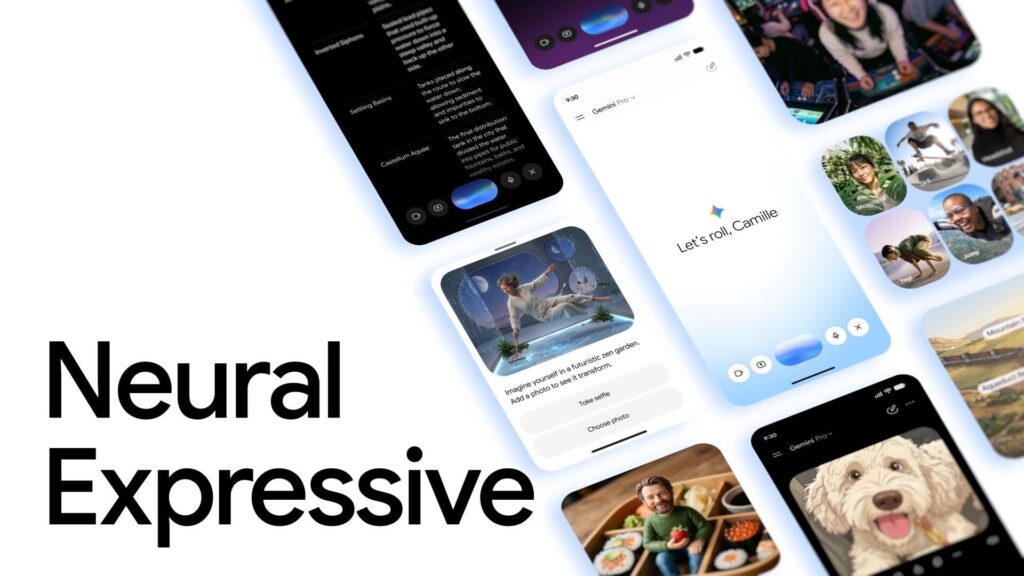 Google a dévoilé son design Neural Expressive le 19 mai 2026.  // Source : Google 