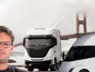 Le Tesla Semi critiqué par l'ex patron de Nikola // Source : Montage Numerama Le Tesla Semi critiqué par l'ex patron de Nikola // Source : Montage Numerama