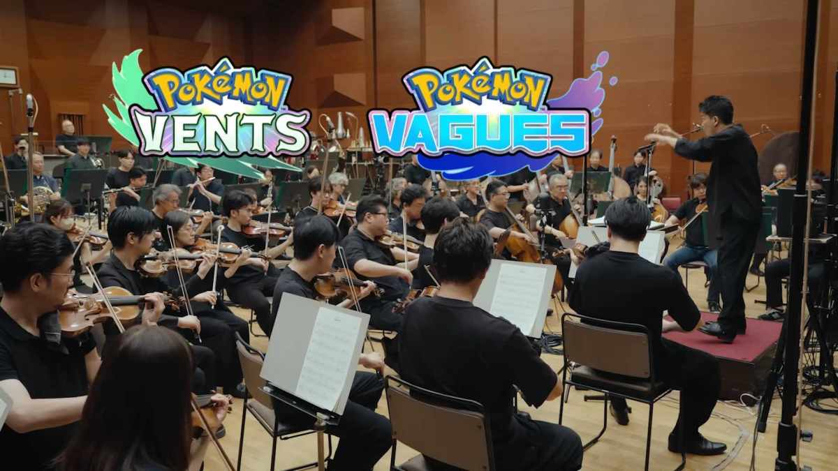 L'orchestre de Pokémon Vents et Vagues. // Source : The Pokémon Company L'orchestre de Pokémon Vents et Vagues. // Source : The Pokémon Company
