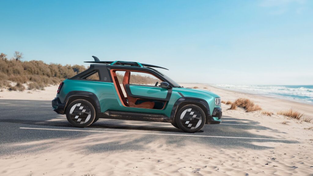 La Renault 4 JP4x4 Concept. // Source : Renault La Renault 4 JP4x4 Concept. // Source : Renault