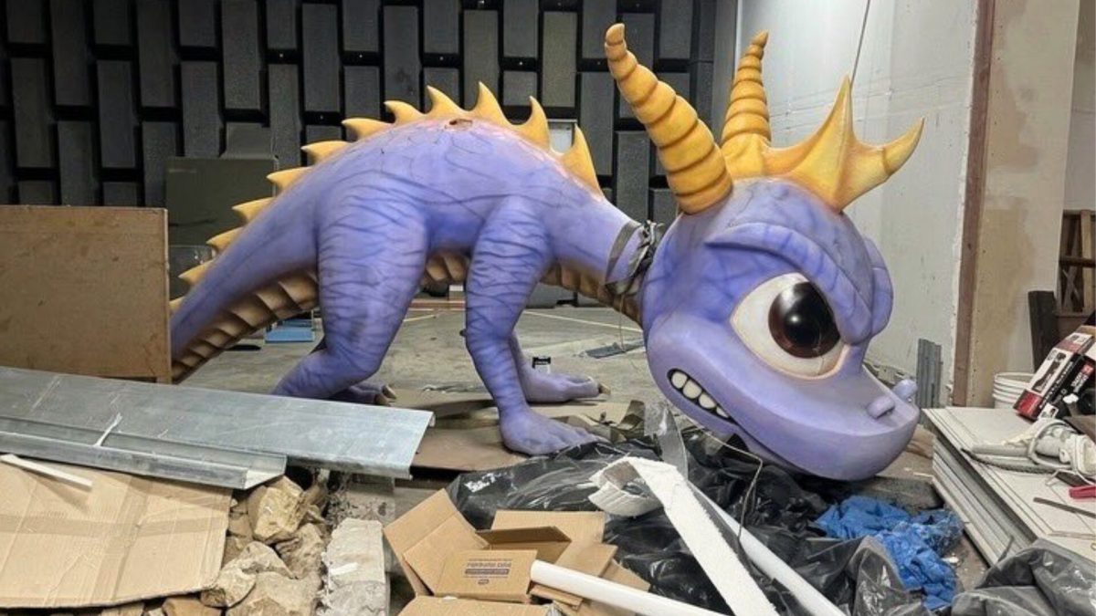 La statue de Spyro // Source : Momoka La statue de Spyro // Source : Momoka