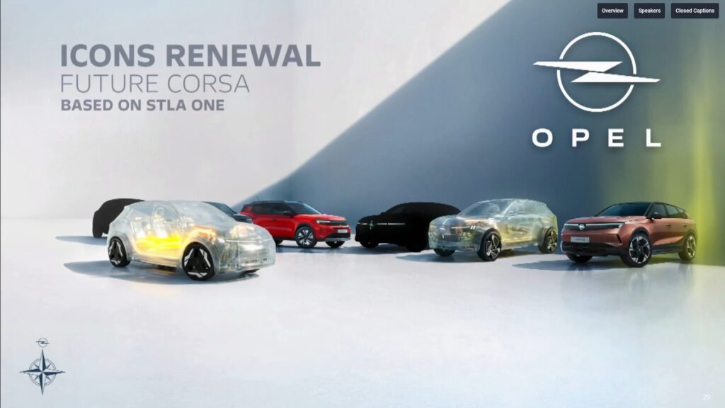 Gamme Opel pour 2030 // Source : Capture live Stellantis Gamme Opel pour 2030 // Source : Capture live Stellantis