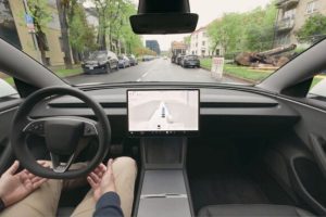 Le Tesla FSD débarque en Lituanie. // Source : Tesla Le Tesla FSD débarque en Lituanie. // Source : Tesla