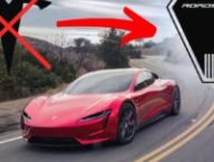 Le Tesla Roadster pourrait avoir un logo spécial. // Source : Tesla/Numerama