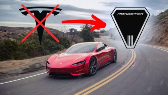 Le Tesla Roadster pourrait avoir un logo spécial. // Source : Tesla/Numerama
