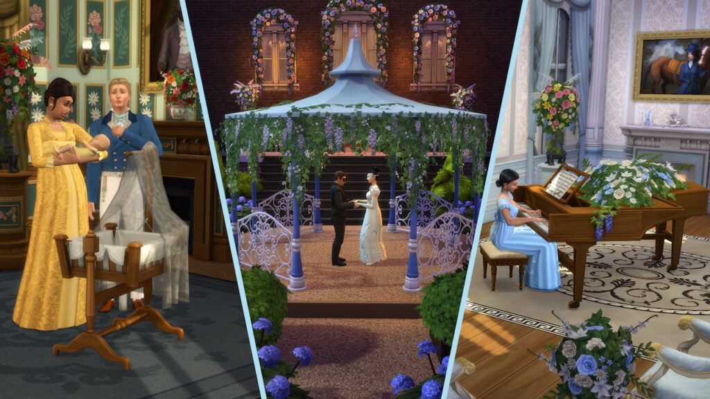 Les Sims 4 x Bridgerton // Source : EA Les Sims 4 x Bridgerton // Source : EA