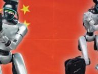 En Chine, des robots humanoïdes mendient dans la rue // Source : Eren Chen sur X / Numerama
