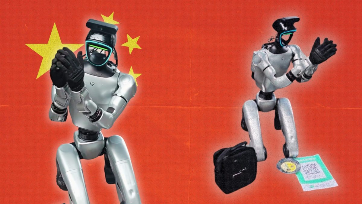 En Chine, des robots humanoïdes mendient dans la rue // Source : Eren Chen sur X / Numerama En Chine, des robots humanoïdes mendient dans la rue // Source : Eren Chen sur X / Numerama