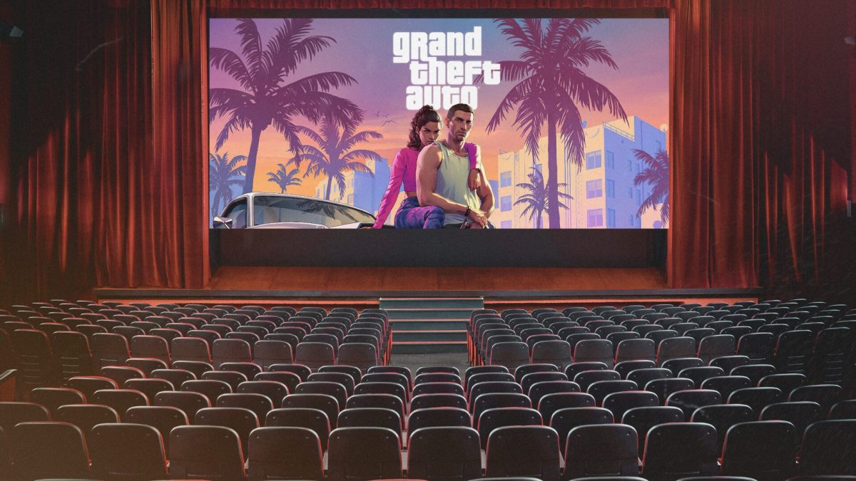 En Suisse, des fans privatisent un cinéma pour le lancement de GTA 6 // Source : Numerama / Rockstar Games En Suisse, des fans privatisent un cinéma pour le lancement de GTA 6 // Source : Numerama / Rockstar Games