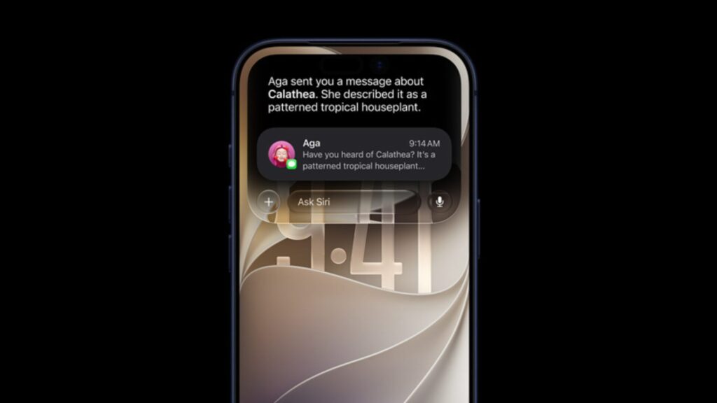 Siri AI.  // Source : Apple