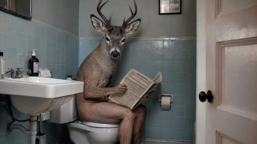 Mi-homme, mi-cerf // Source : Numerama Mi-homme, mi-cerf // Source : Numerama