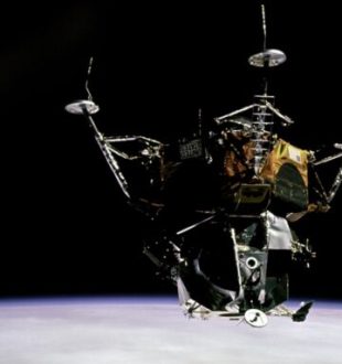 Le module lunaire utilisé pour Apollo 9. // Source : Nasa/WikArchives