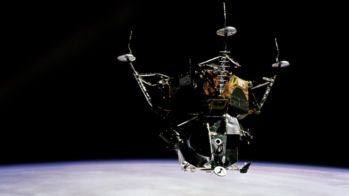Le module lunaire utilisé pour Apollo 9. // Source : Nasa/WikArchives