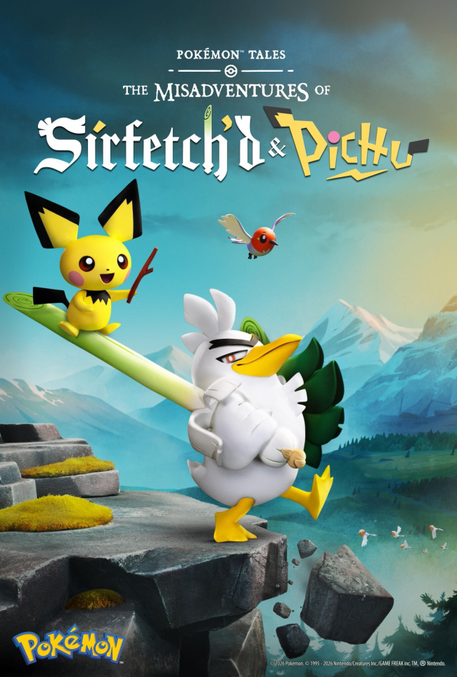 Pokémon Tales: The Misadventures of Sirfetch’d & Pichu // Source : Pokemon Company