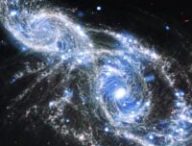 Une fusion de galaxies. Source : Nasa