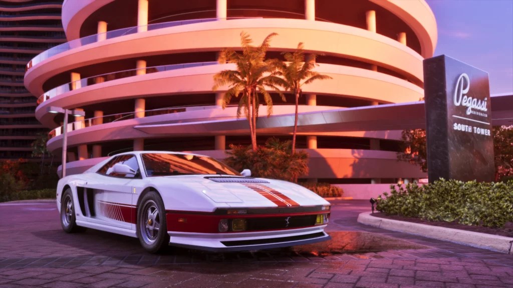 Comme un air de Ferrari Testarossa // Source : Rockstar Comme un air de Ferrari Testarossa // Source : Rockstar