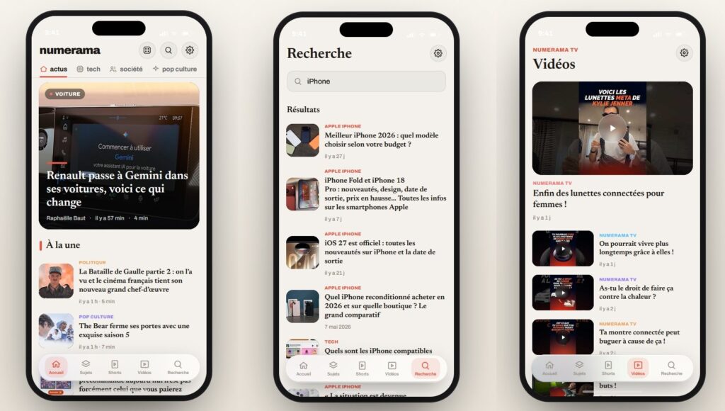L'application Numerama après 6 heures de travail de la WorkStation. Tout est fonctionnel, avec de nombreuses fonctionnalités inédites. L'application Numerama après 6 heures de travail de la WorkStation. Tout est fonctionnel, avec de nombreuses fonctionnalités inédites.