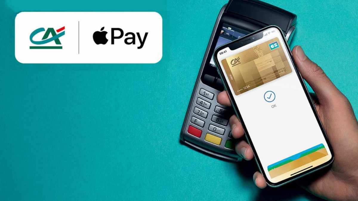 Apple Pay sur Crédit Agricole. // Source : Crédit Agricole