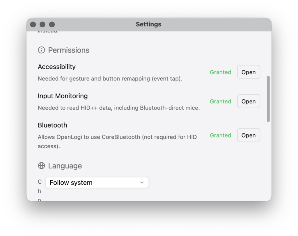 Les autorisations à donner pour utiliser une souris en Bluetooth // Source : Capture d'écran Numerama Les autorisations à donner pour utiliser une souris en Bluetooth // Source : Capture d'écran Numerama
