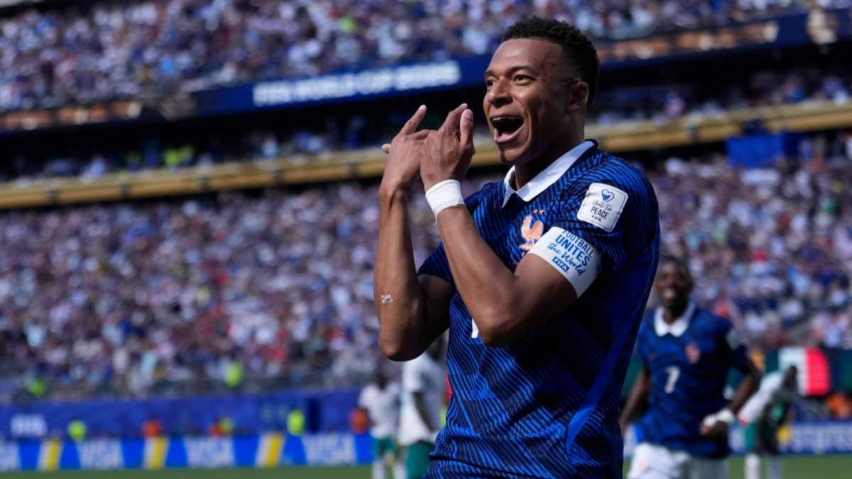 Kylian Mbappé, buteur avec l'Équipe de France face au Sénégal (Coupe du monde 2026) // Source : Compte X de l'Équipe de France Kylian Mbappé, buteur avec l'Équipe de France face au Sénégal (Coupe du monde 2026) // Source : Compte X de l'Équipe de France