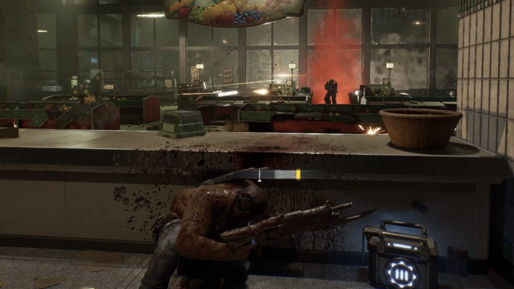 La jauge de rechargement éclair est déplacée dans Gears of War: E-Day // Source : Capture d'écran YouTube La jauge de rechargement éclair est déplacée dans Gears of War: E-Day // Source : Capture d'écran YouTube