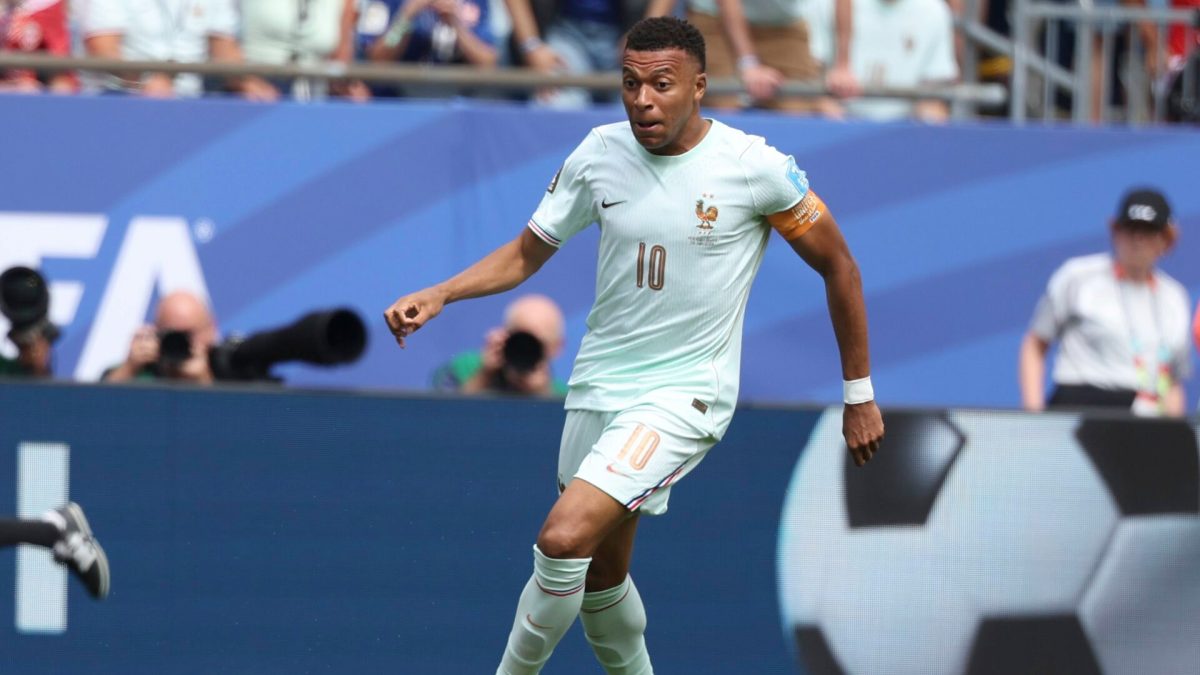Kylian Mbappé avec l'équipe de France // Source : Compte X de l'Équipe de France Kylian Mbappé avec l'équipe de France // Source : Compte X de l'Équipe de France