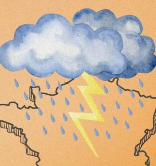 Orages en France. // Source : Montage Numerama avec Canva