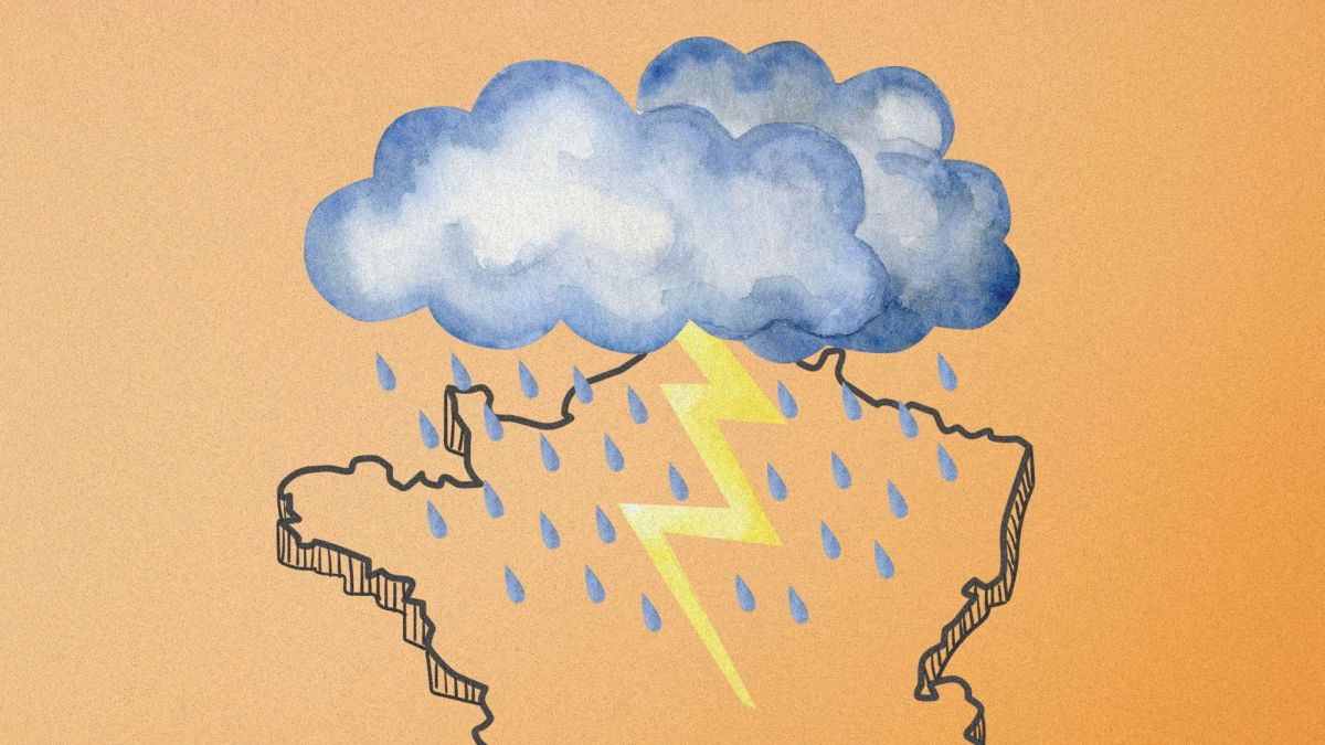 Orages en France. // Source : Montage Numerama avec Canva Orages en France. // Source : Montage Numerama avec Canva