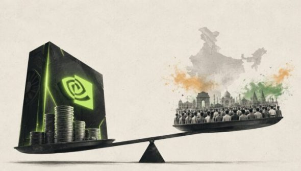 Nvidia vaut désormais plus que l'Inde // Source : Numerama