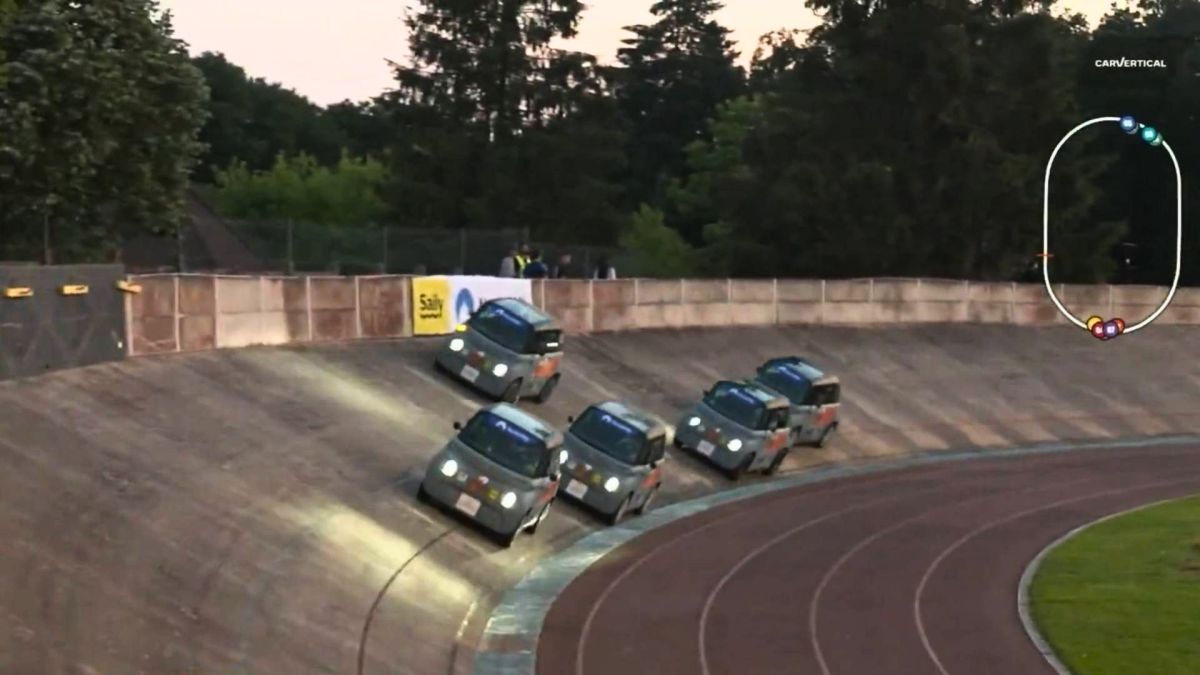 Course d'endurance en Citroën Ami. // Source : Capture live Sylvain Lyve - Twitch Course d'endurance en Citroën Ami. // Source : Capture live Sylvain Lyve - Twitch
