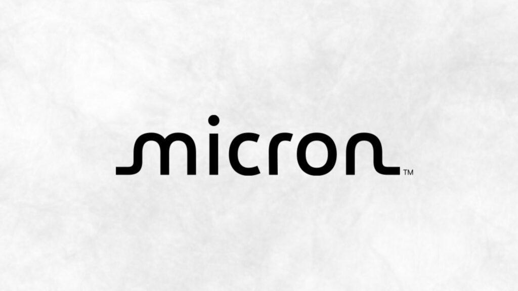 Le logo de Micron.  // Source : Micron 
