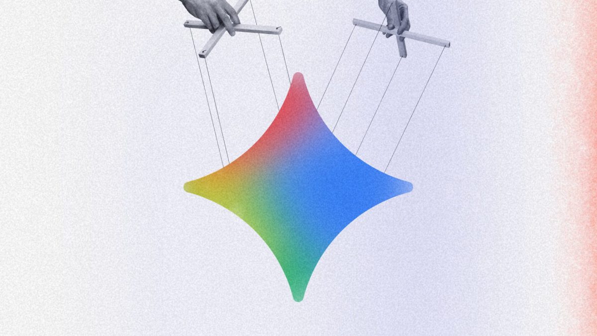 Gemini manipulé // Source : montage Numerama Gemini manipulé // Source : montage Numerama