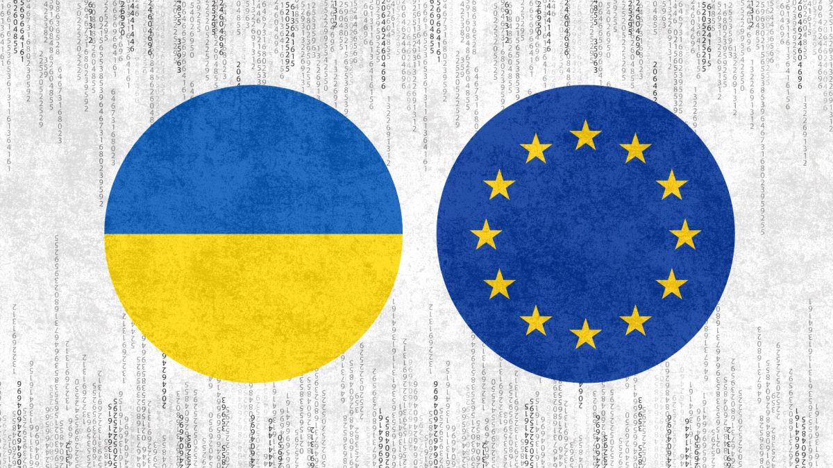 Ukraine réserve cyber // Source : montage Numerama